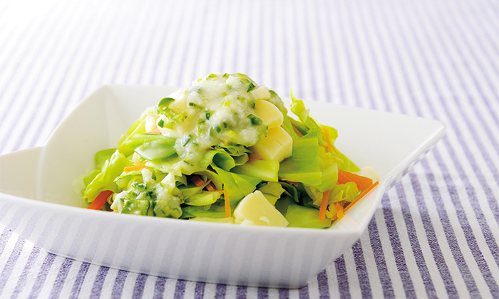 ピーマンがドレッシングに!?野菜がたっぷり摂れるピーマンドレッシングのサラダ