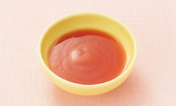生後7〜8ヶ月の離乳食に「トマトのとろみスープ」