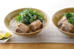 かぼすを入れてサッパリ「塩豚スープの香り菜麺」レシピ