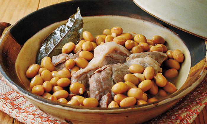 「豚肉と大豆の煮込み」のレシピ