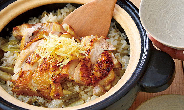 長ねぎと鶏肉の炊き込みご飯の作り方(レシピ)