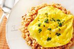 トマトジュースと卵でつくるトマトチキンライスの作り方（レシピ）