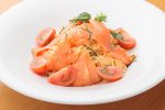 華クインとスモークサーモンバジルの冷製カッペリーニのレシピ（作り方）