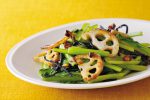野菜たっぷり「小松菜と長ひじきのぺペロンチーノ風」のレシピ（作り方）