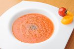 「ミニトマトとポンカンのガスパチョ」のレシピ（作り方）
