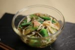 【とにかく簡単】旨味がしっかり！「オクラの煮浸し梅かつお風味」