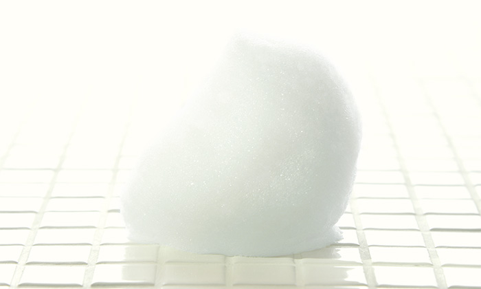 洗剤ソネットの泡立ちの写真